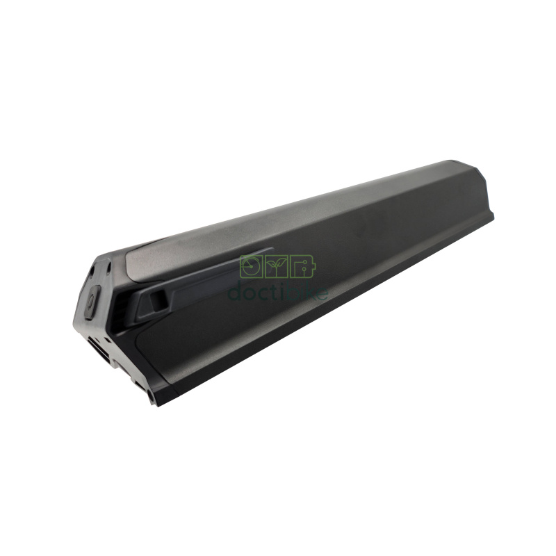 Batterie DORADO ID-PRO 36V 14Ah 440mm compatible vue trois quart côté gauche