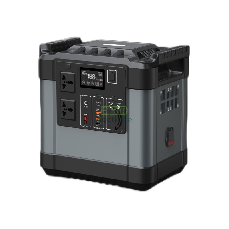 G1000L-S draagbare energiecentrale - 1008Wh LiFePO4 - 1000W (2000W piek) - 13,5 kg