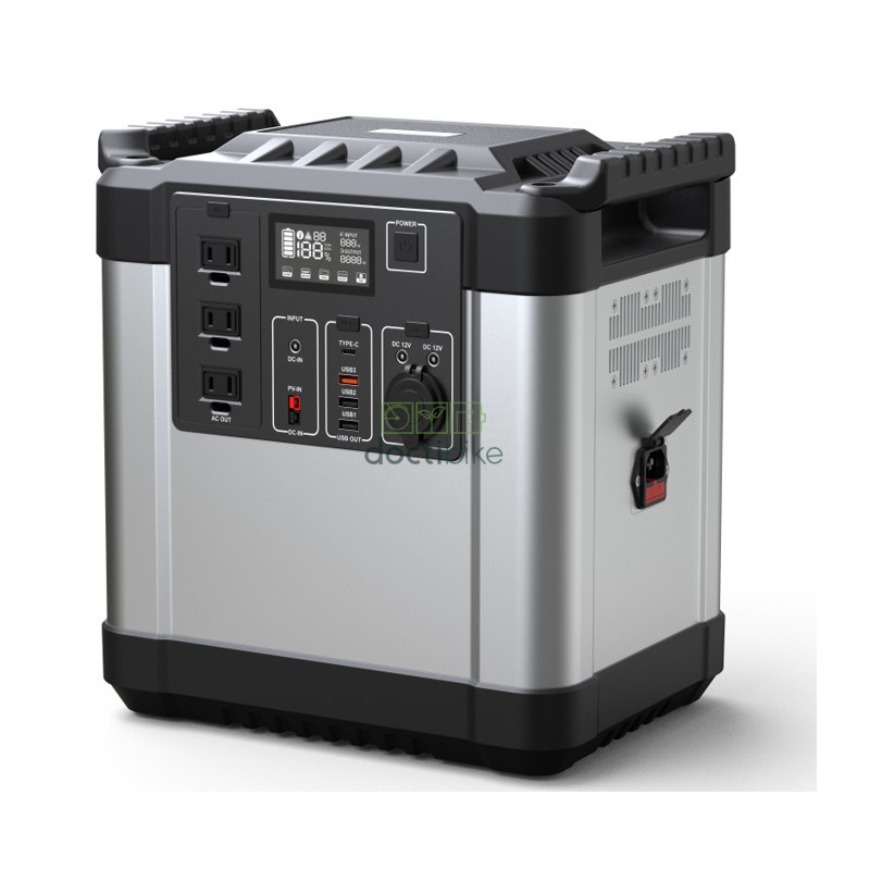 Station d’Énergie Portable G2000L-S LiFePO4 – 2016Wh – 2000W (4000W crête) – 22 kg