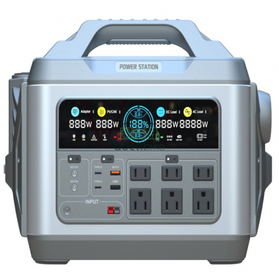 Portable Power Station M1200L-S LiFePO4 - 1008Wh - 1200W (2400W peak) - 14 kg