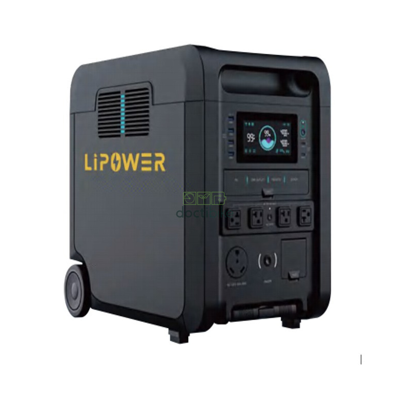 Portable Power Station T4-6144WH Master LiFePO4 - 6144Wh - 4200W (7500W peak) - MPPT - Bluetooth - 61.4 kg