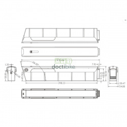 Akku Protanium 36V 12.8Ah 460 Wh