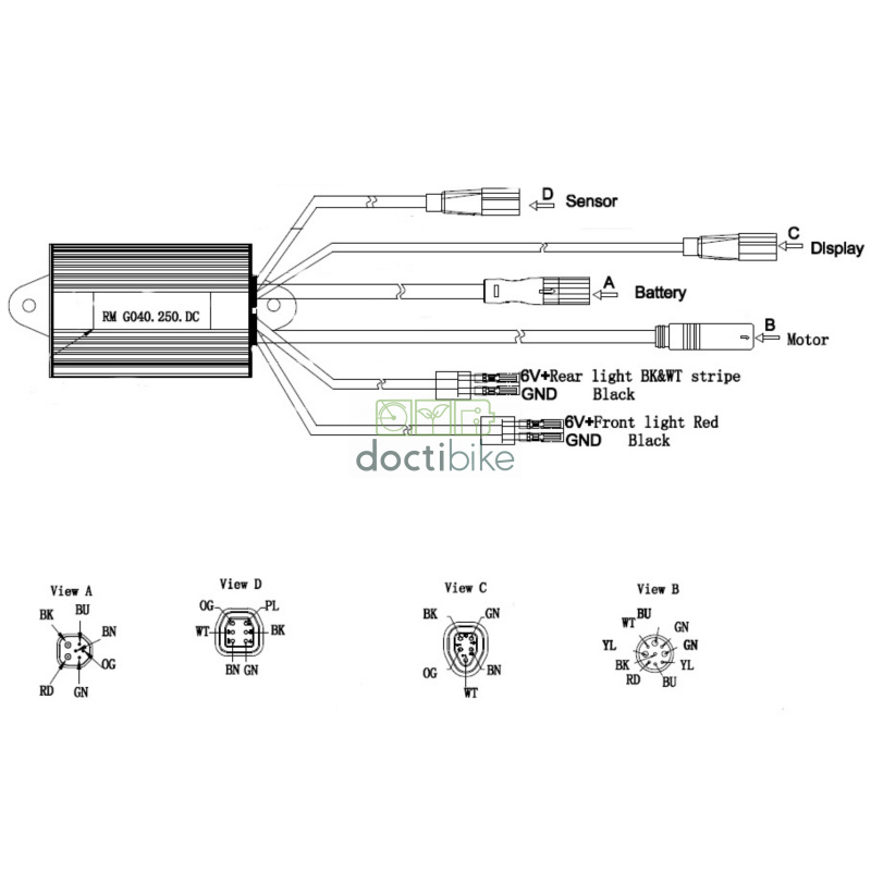 Controlador CAN BUS para bicicleta Gitane Titan con batería phylion DT12