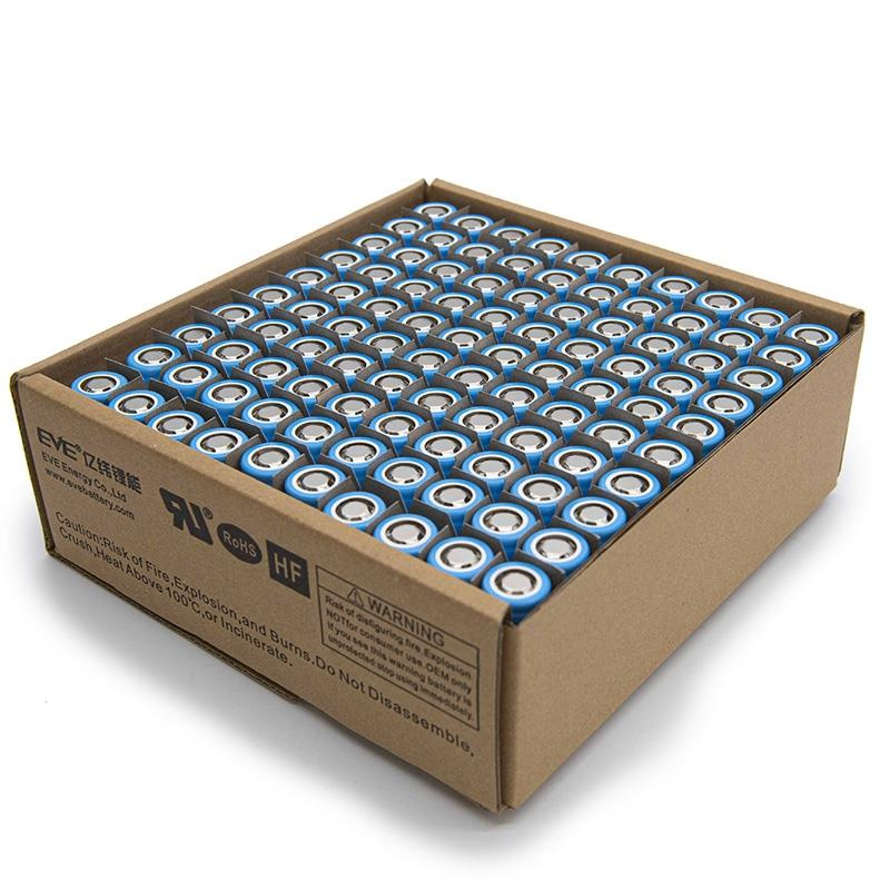 18650 Zelle 2,55A/h 3C [EVE] - 100 Stk