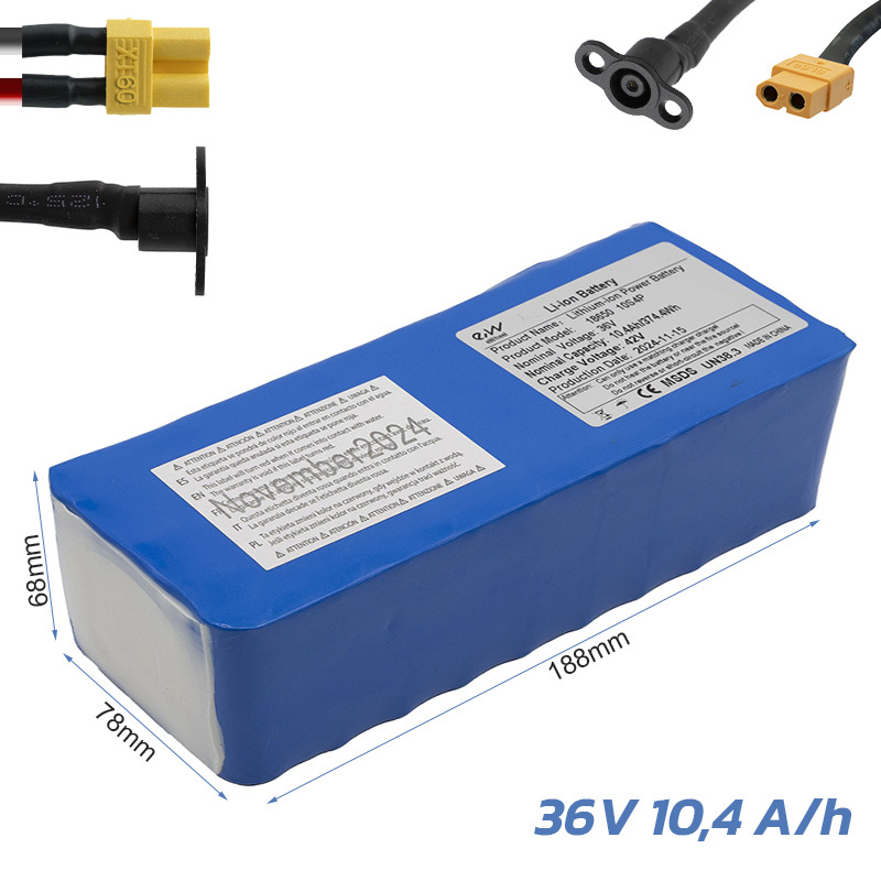 36v externe batterij 10,4 à/u [Ewheel]