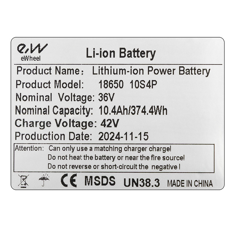 External battery 36 V 10.4 A/H [eWheel]