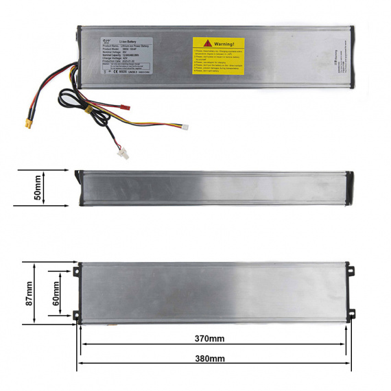 Batterie 36V 12,8 à / H pour Xiaomi Pro / 2 [Ewheel]