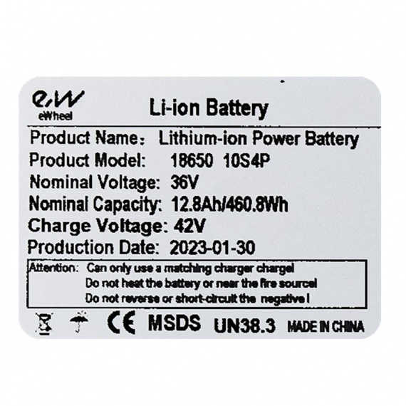 36V 12,8 Ah batterij voor Xiaomi Pro / 2 [Ewheel]