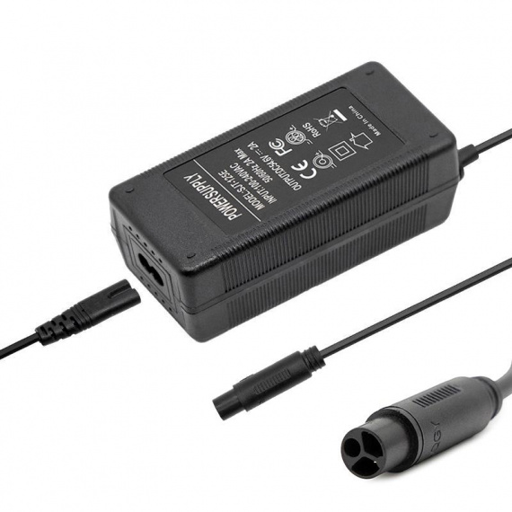 Chargeur 48v (sortie 54,6v) 2A connecteur Julet 3105