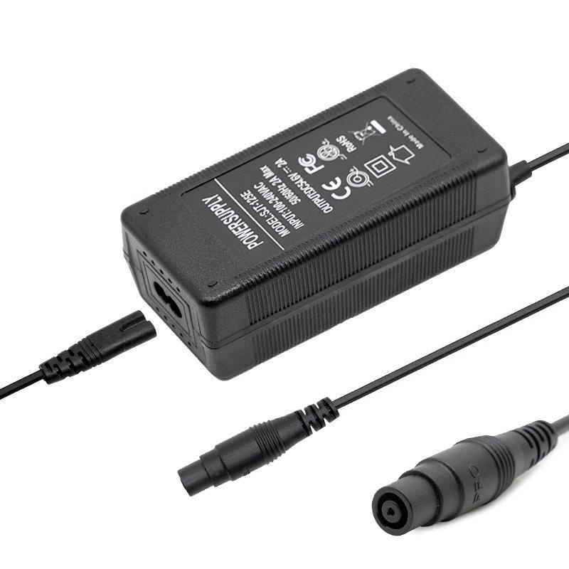 Chargeur 48v (sortie 54,6v) 2A connecteur MI4 PRO MAX/PLUS