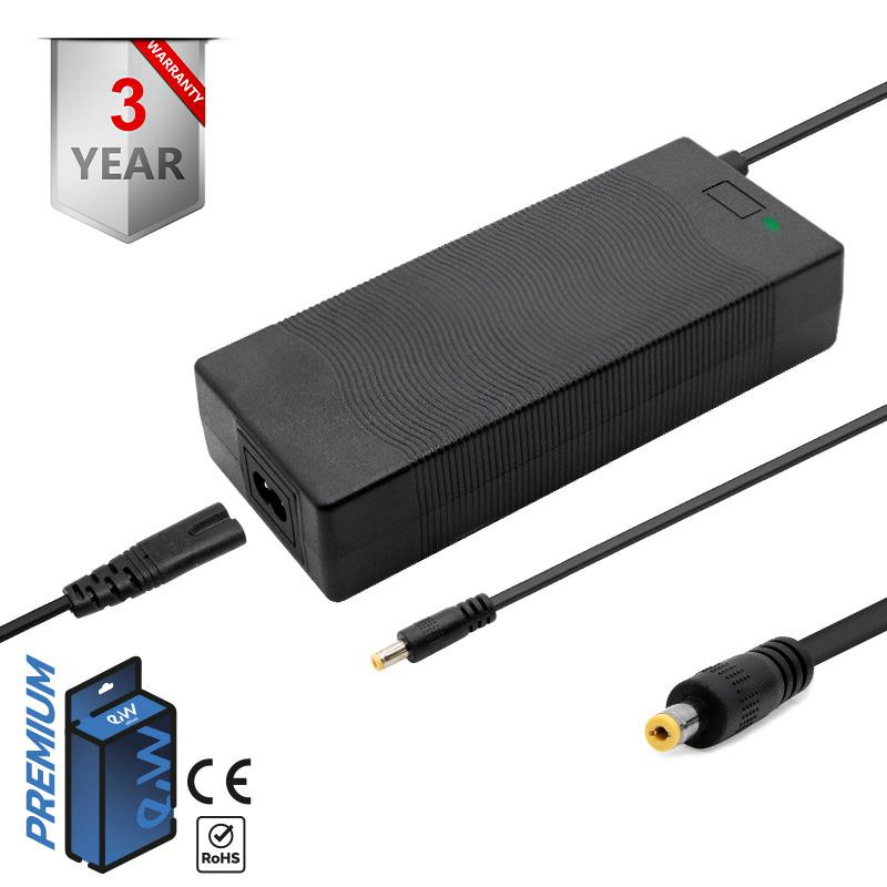 Caricatrice Premium 48V (uscita 54,6v) connettore 2A DC 5,5x2,5mm