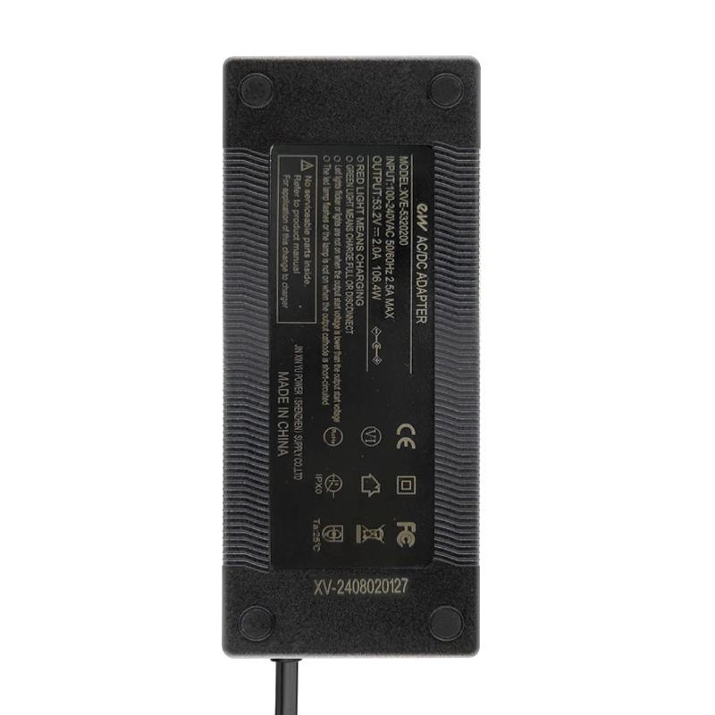 Premium charger 48V (output 54.6V) 2A DC 5.5x2.5mm connector