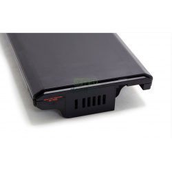 Batterie Phylion 36V 11Ah avec feu arrière SR11 - Porte-bagages - face connecteur de décharge vu de dessus