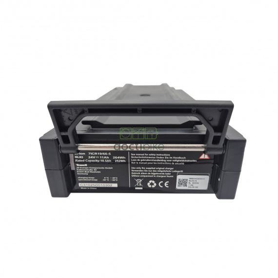 Étiquette technique Batterie vélo TRANZX BL03 24V 11Ah - Porte-bagages