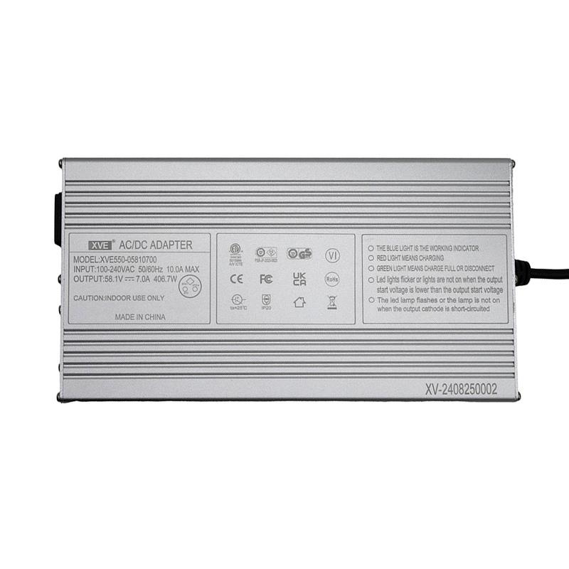 Chargeur 52V (sortie 58,1V) 7A connecteur LP16