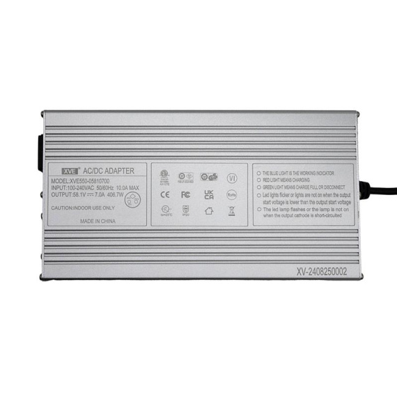 Charger 52V (output 58.1V) 7A LP16 connector
