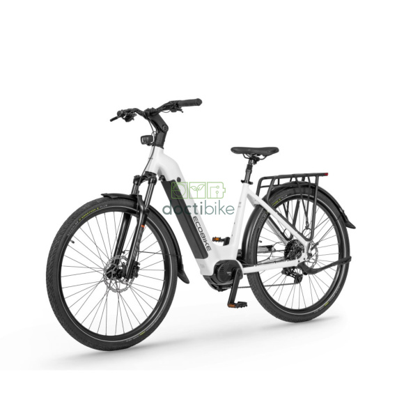 Vélo électrique Ecobike LX 300 Blanc 17" et 19" - vue latérale gauche