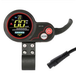 Display QS-S4 36-72V 6 pin avec accélérateur d'index