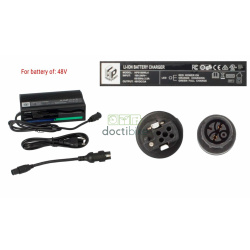 Chargeur pour vélo BH BIKES Evo 48V avec embout et câble