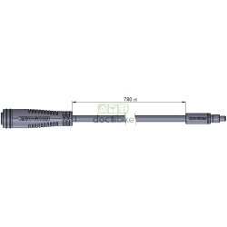 Adaptateur SRAM AXS, câble Smart Box 780 mm pour système HPR50