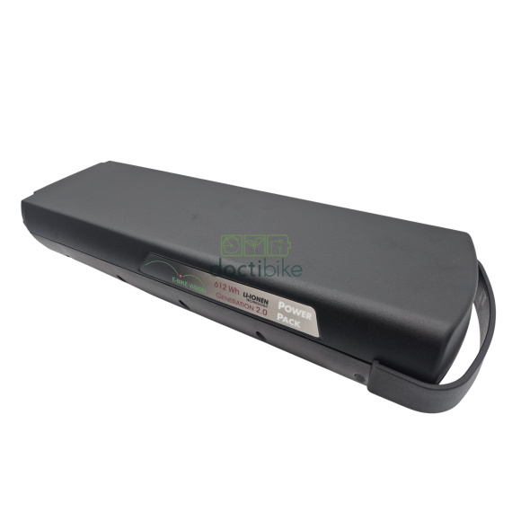 Kompatible Batterie Bosch PowerPack 612Wh Gepäckträger Classic Line