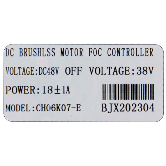 48V 18A 800W regelaar voor Ecoxtrem