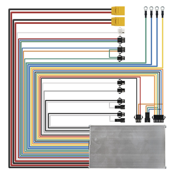 Controladora 72V 45A 3000W - A y B LCD QS-S4 [Kyesang]