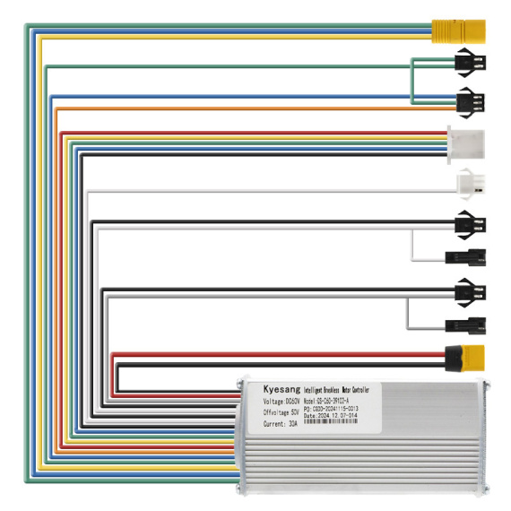 Contrôleur 60V 30A 1500W-A LCD QS-S4 [Kyesang]
