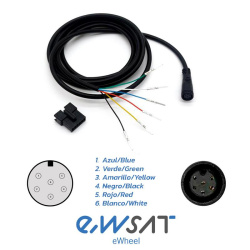 Waterproof 8mm Bus Cable Display/Controller to SM - 1/1 1.8M