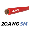 Cavo rosso 20 AWG - 5M
