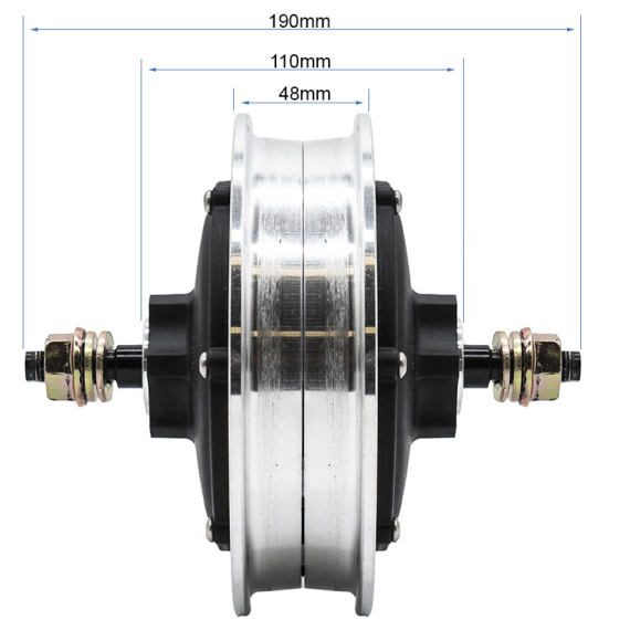 Motor 52V 1200W 6/B38 KuKirin G3 Pro – kurzes Kabel