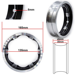 Jante moteur 6/B34mm pour Dualtron Eagle/Victor [Minimotors]