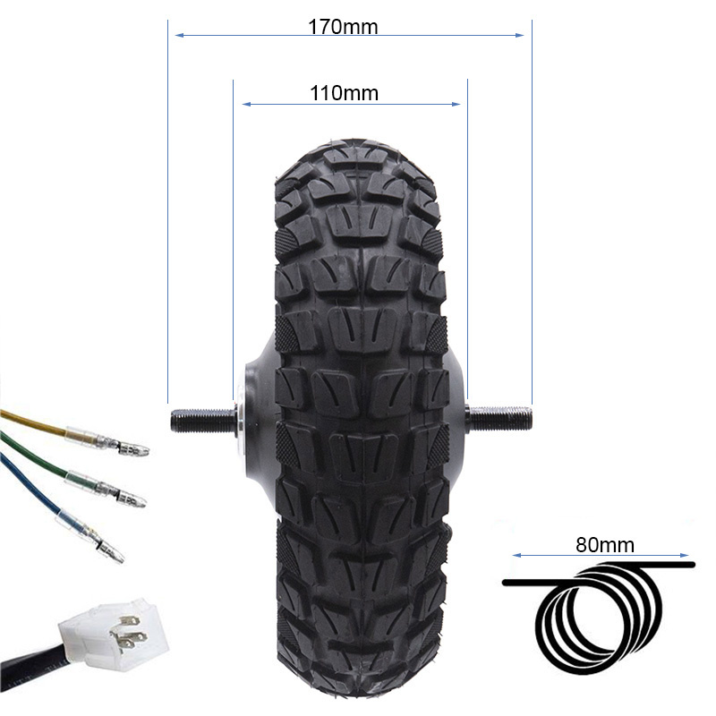48V 800W 6 5 B50 Motor für SmartGyro Urbanglide Vorderseite