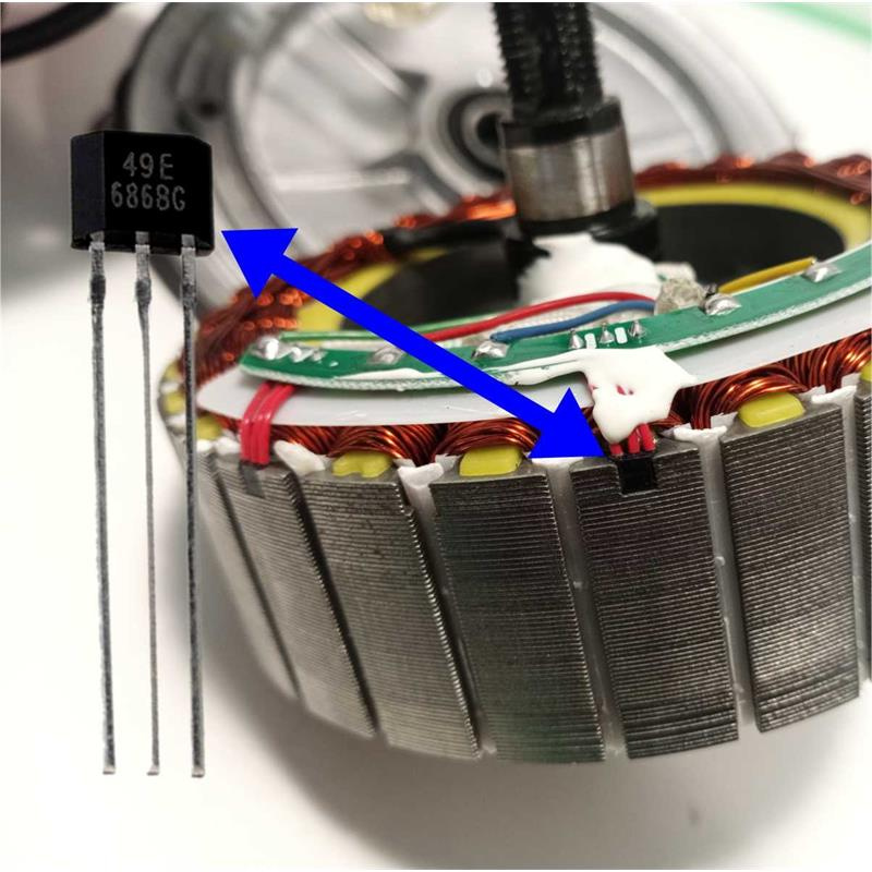 Moteur 36V 300W 6,1/B34 noir pour Xiaomi [Ewheel]