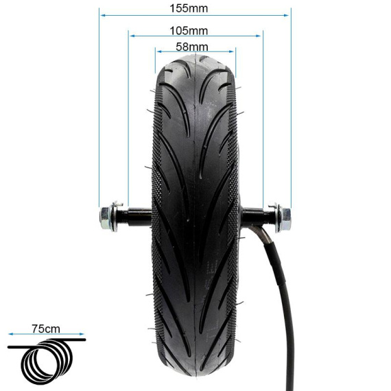 Motor 36V 350W 6,5/B50 Ninebot F2 E Ninebot
