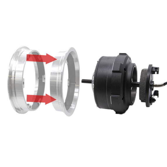 52V 735W 6,1/B34 motor voor Dualtron Mini Minimotoren