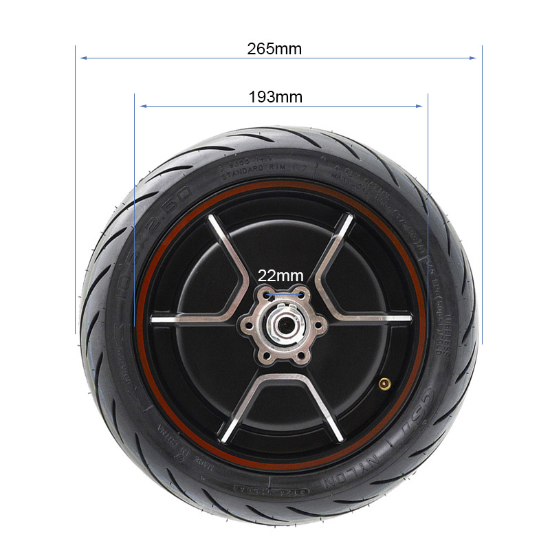 Niu KQi300X motor en wiel