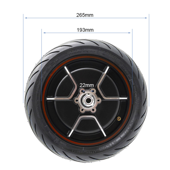 Niu KQi300X Motor and Wheel