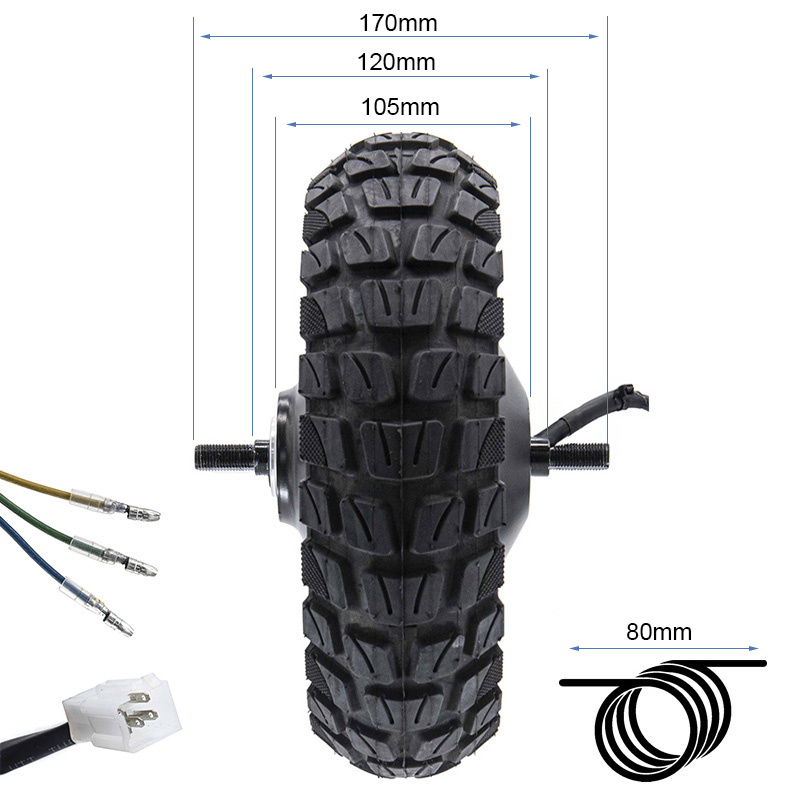 48V 800W 6.5/B50 motor voor Smartgyro Speedway/Rockway (achter)