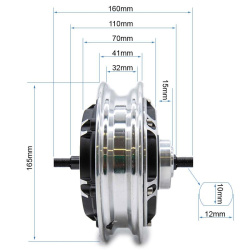 Bürstenlos 48V 500W 6/B40