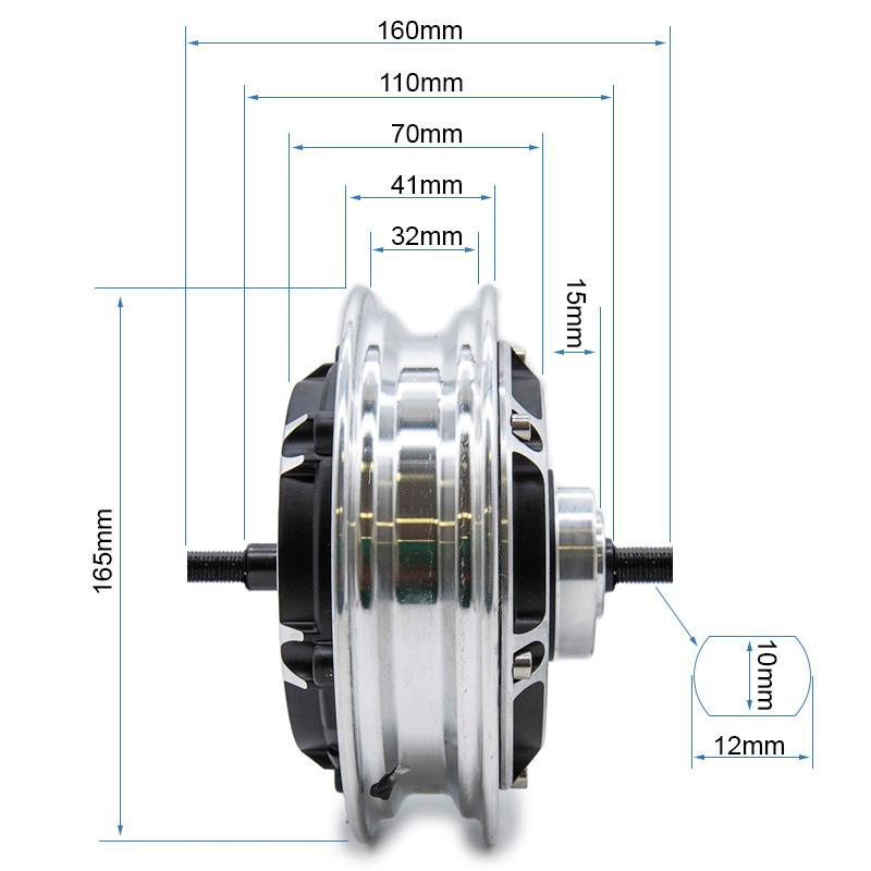 Bürstenlos 48V 500W 6/B40