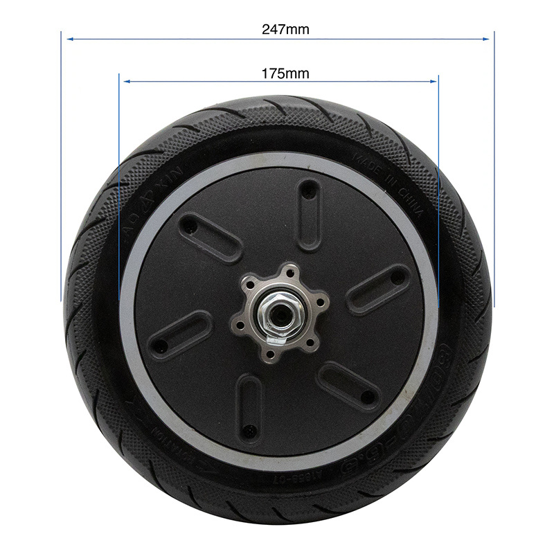 Motore 48V 800W 6,5/B45 con ruota piena