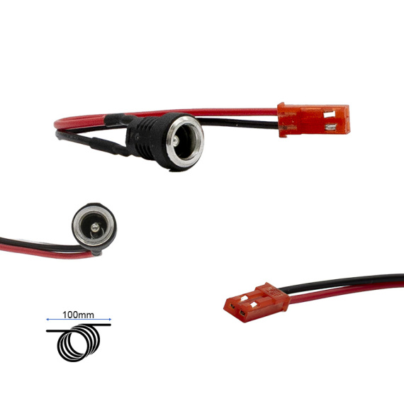 Wispeed T855 DC oplaadpoort 5.5x2.5