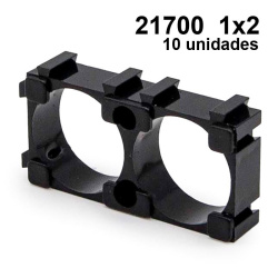 Battery bracket 21700 1x2 - 10 Pcs