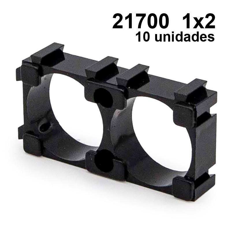 Battery bracket 21700 1x2 - 10 Pcs
