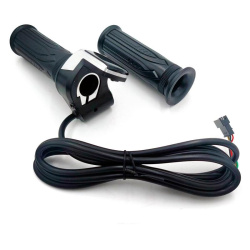 Drehgriff-Gashebel mit Batterieanzeige (36V) und Knopf - SM Stecker