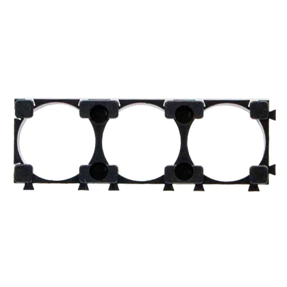 Soporte baterías 18650 1x3 - 10 uds