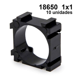 18650 Soporte de Baterías 1x1 - 10 Stück