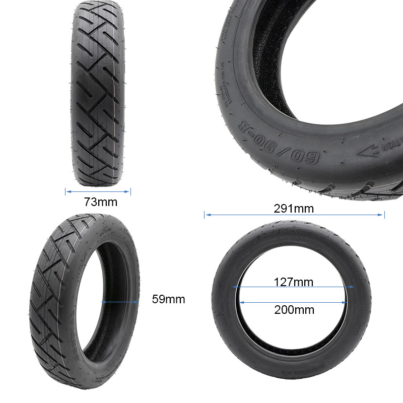 Neumático tubeless 60/90-8 [Yuanxing]
