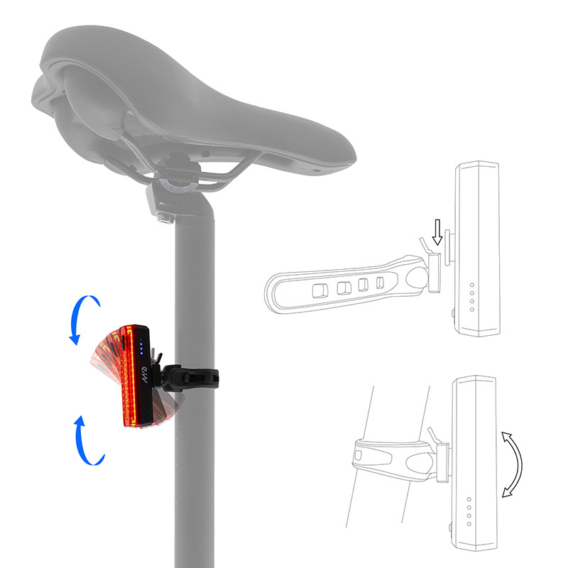 Feu arrière rechargeable EWL008